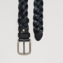 Carica l'immagine nel visualizzatore di Gallery, CINTURA INTRECCIATA BLU NOTTE | 4 FILI | ALTEZZA 3,50 CM