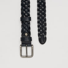 Carica l'immagine nel visualizzatore di Gallery, CINTURA INTRECCIATA BLU NOTTE | 6 FILI | ALTEZZA 3 CM