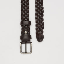 Carica l'immagine nel visualizzatore di Gallery, CINTURA INTRECCIATA TESTA MORO | 6 FILI | ALTEZZA 3 CM