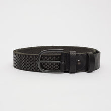 Upload the image to the Gallery viewer, BLACK EDITION BELT | ALTEZZA 3,5 CM | 5 FILE DI BORCHIE IN RAME | LIMITED EDITION
