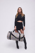 Upload the image to the Gallery viewer, GRAY MAXI BAG WITH SKULLS | IN FAUX LEATHER