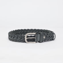 Carica l'immagine nel visualizzatore di Gallery, CINTURA INTRECCIATA NERA -VINTAGE | 6 FILI | ALTEZZA 3 CM