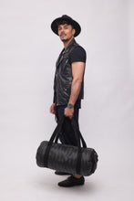 Upload the image to the Gallery viewer, BLACK BAG | IN FAUX LEATHER | BRAIDED | 2