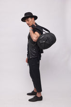 Upload the image to the Gallery viewer, BLACK BAG | IN FAUX LEATHER | BRAIDED | 1