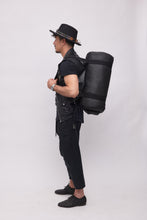 Upload the image to the Gallery viewer, BLACK BAG | IN FAUX LEATHER | BRAIDED | 1