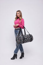 Upload the image to the Gallery viewer, BLACK BAG WITH SKULLS | IN FAUX LEATHER