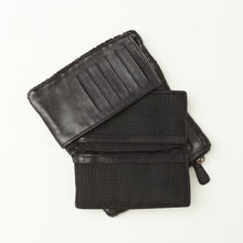 Upload the image to the Gallery viewer, YELLOW WALLET | IN GENUINE LEATHER | BRAIDED | GREAT