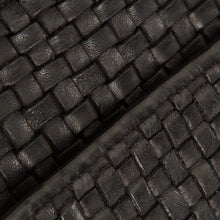 Upload the image to the Gallery viewer, LEATHER WALLET | IN GENUINE LEATHER | BRAIDED | MEDIUM
