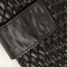 Upload the image to the Gallery viewer, BLUE WALLET | IN GENUINE LEATHER | BRAIDED | GREAT