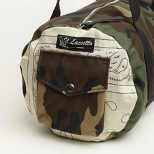 Carica l'immagine nel visualizzatore di Gallery, BORSONE MILITARE CON INSERTI BANDANA BEIGE | IN STOFFA |