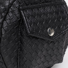 Upload the image to the Gallery viewer, BLACK CASE | IN WOVEN FAUX LEATHER | 1