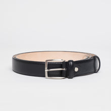 Upload the image to the Gallery viewer, BLACK BRUSHED CALFSKIN BELT | HEIGHT 3 CM