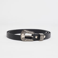 Carica l'immagine nel visualizzatore di Gallery, CINTURA TEXANA NERA | ALTEZZA 2CM