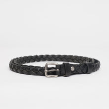 Upload the image to the Gallery viewer, BLACK WOVEN BELT | 3 WIRES | HEIGHT 1.50 CM
