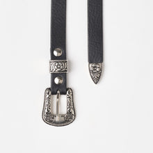 Carica l'immagine nel visualizzatore di Gallery, CINTURA TEXANA NERA | ALTEZZA 2CM