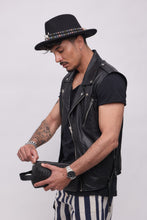 Upload the image to the Gallery viewer, FAUX LEATHER BEAUTY | BRAIDED BLACK 1