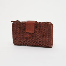 Upload the image to the Gallery viewer, LEATHER WALLET | IN GENUINE LEATHER | BRAIDED | GREAT
