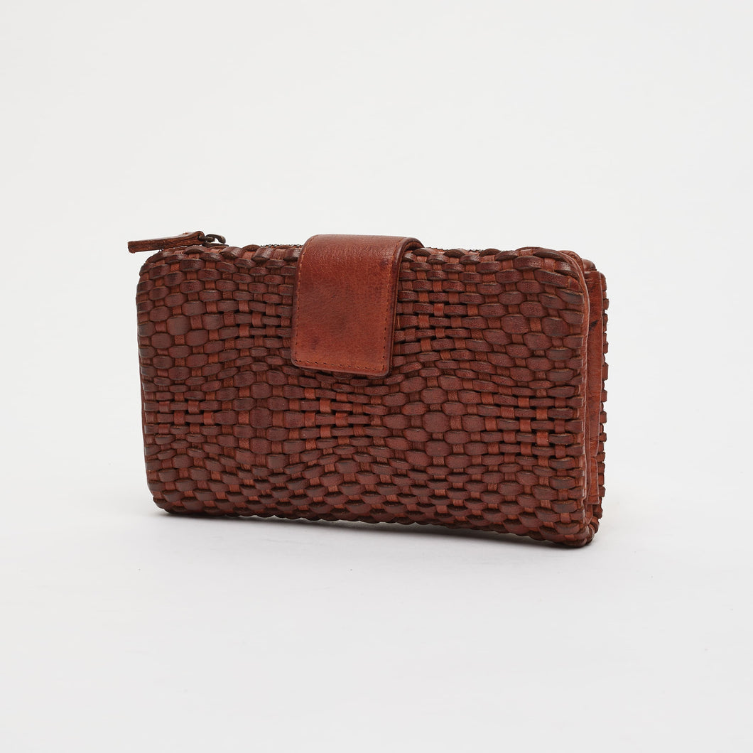 LEATHER WALLET | IN GENUINE LEATHER | BRAIDED | GREAT