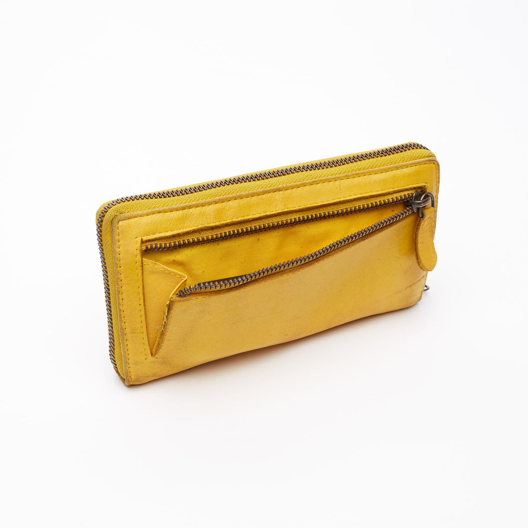 YELLOW WALLET | IN GENUINE LEATHER | GREAT