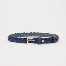 Upload the image to the Gallery viewer, BLUE WOVEN BELT | 3 WIRES | HEIGHT 1.50 CM
