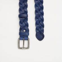Upload the image to the Gallery viewer, BLUE WOVEN BELT | 4 WIRES | HEIGHT 3.50 CM
