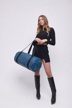 Upload the image to the Gallery viewer, BLUE BAG | IN COCONUT PRINT ECO-LEATHER
