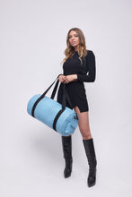 Upload the image to the Gallery viewer, BLUE BAG | IN FAUX LEATHER | PYTHON
