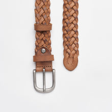 Upload the image to the Gallery viewer, LEATHER-VINTAGE WOVEN BELT | 6 WIRES | HEIGHT 3 CM
