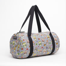 Upload the image to the Gallery viewer, GRAY BAG WITH SKULLS | IN FAUX LEATHER

