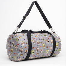 Upload the image to the Gallery viewer, GRAY MAXI BAG WITH SKULLS | IN FAUX LEATHER
