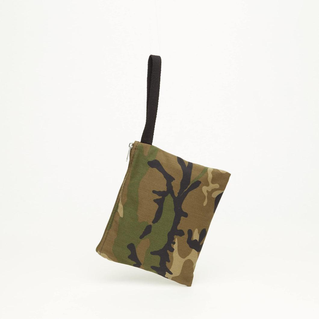 CLUTCH WITH CLOTH HANDLE | MILITARY CAMOUFLAGE 2