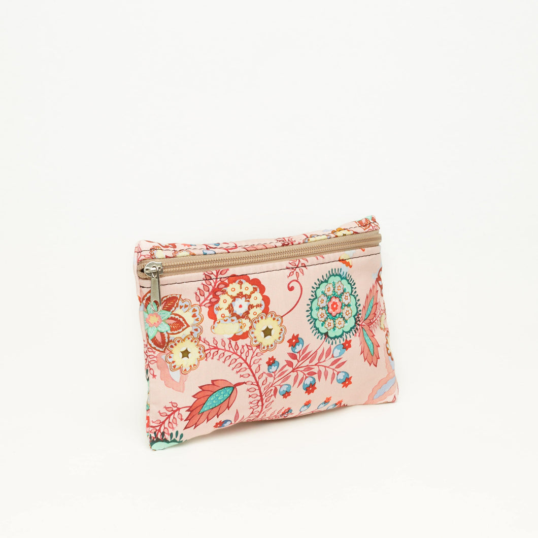 CLOTH CLUTCH | ROSE WITH FLOWERS