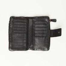 Upload the image to the Gallery viewer, LEATHER WALLET | IN GENUINE LEATHER | BRAIDED | GREAT
