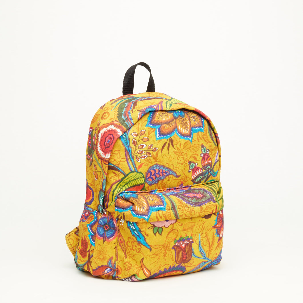 CLOTH BACKPACK | FLORAL YELLOW
