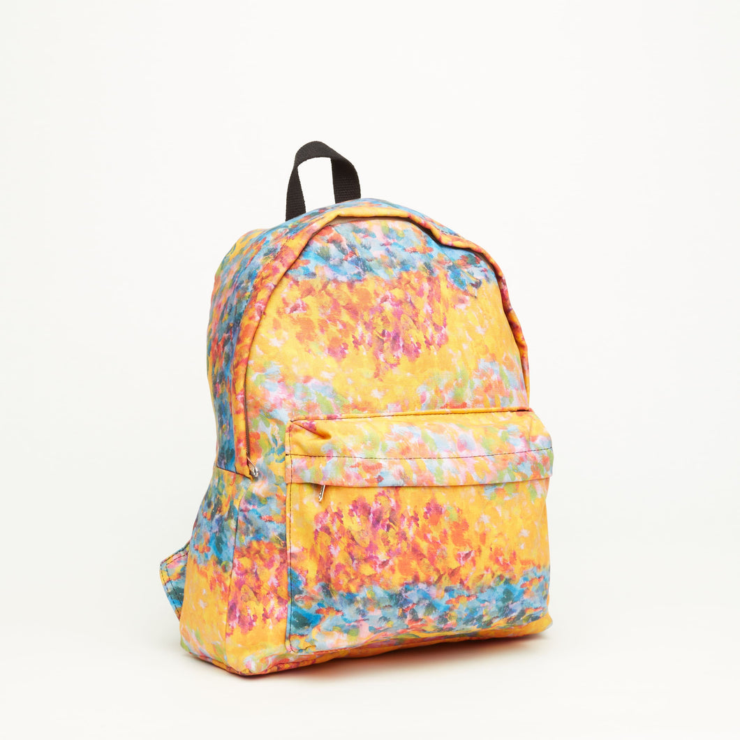 CLOTH BACKPACK | MULTICOLOR BRUSH EFFECT