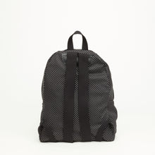 Upload the image to the Gallery viewer, CLOTH BACKPACK | BLACK WITH WHITE POIS
