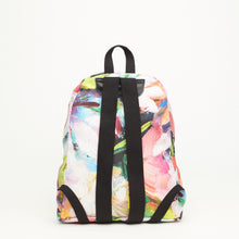 Upload the image to the Gallery viewer, CLOTH BACKPACK | MULTICOLOR WITH PAINTED EFFECT FLOWERS
