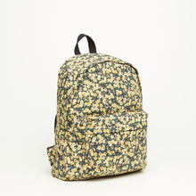 Upload the image to the Gallery viewer, CLOTH BACKPACK | GREEN WITH YELLOW ROSES

