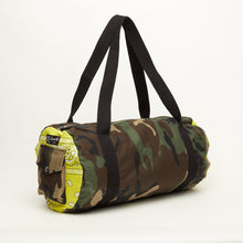 Upload the image to the Gallery viewer, MILITARY BAG WITH YELLOW BANDANA INSERTS | IN CLOTH |

