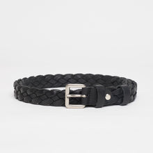 Upload the image to the Gallery viewer, BLACK WOVEN BELT | 4 WIRES | HEIGHT 2.50 CM
