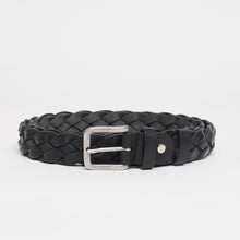 Upload the image to the Gallery viewer, BLACK WOVEN BELT | 4 WIRES | HEIGHT 3 CM
