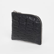 Upload the image to the Gallery viewer, BLACK WALLET | IN FAUX LEATHER | COCONUT PRINT

