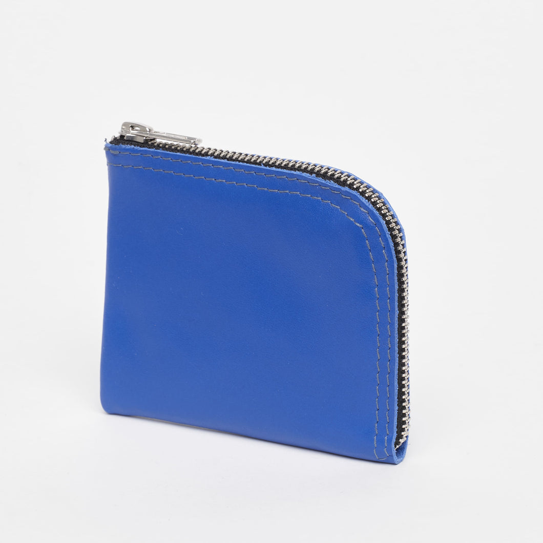 BLUE WALLET | IN GENUINE SMOOTH LEATHER