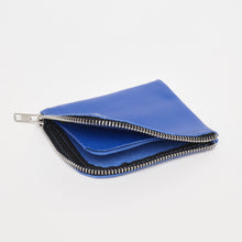 Upload the image to the Gallery viewer, BLUE WALLET | IN GENUINE SMOOTH LEATHER
