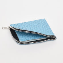 Upload the image to the Gallery viewer, BLUE WALLET | IN PYTHON PRINTED ECO-LEATHER
