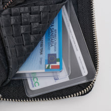 Upload the image to the Gallery viewer, BLUE WALLET | IN GENUINE SMOOTH LEATHER
